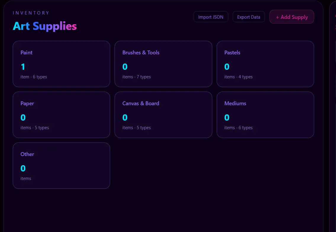 Screenshot 8 of ArtSupplyTracker