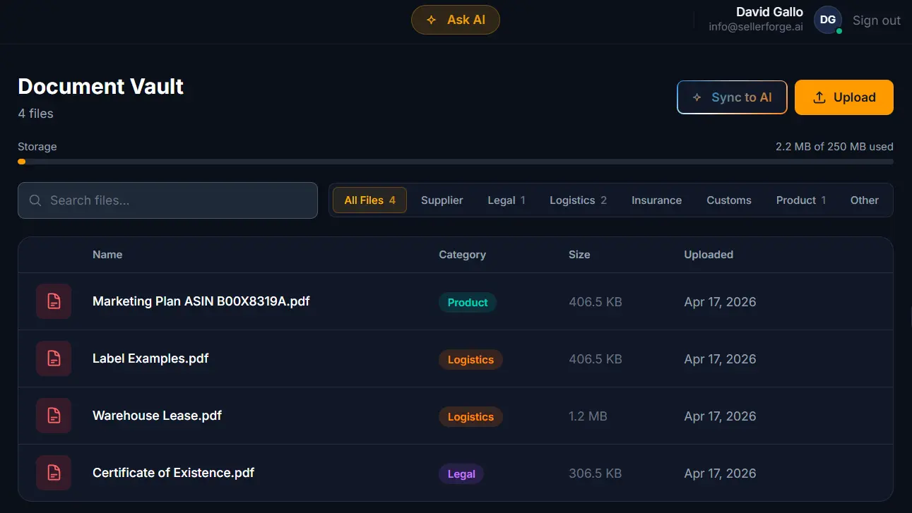 Screenshot 2 of SellerForge