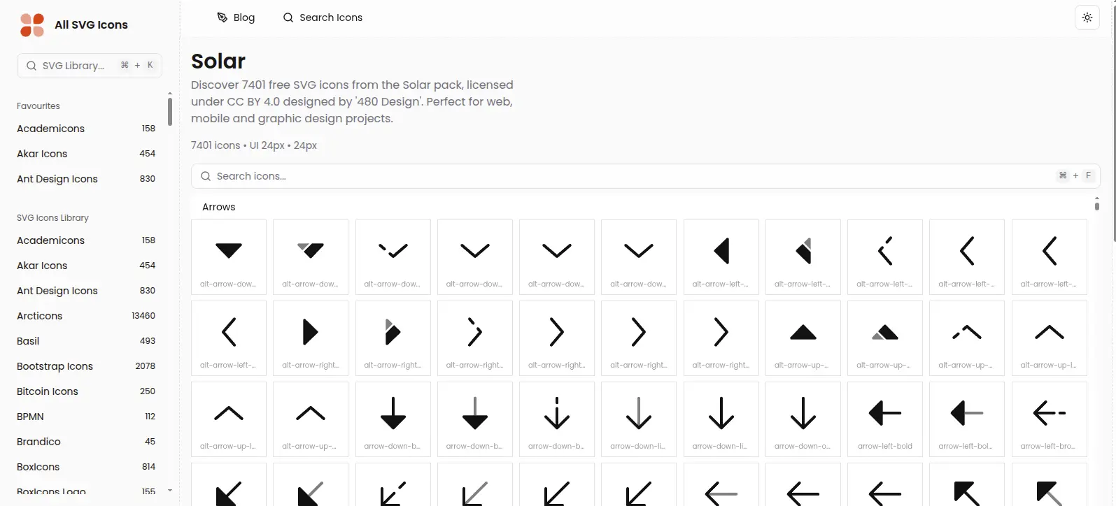 Screenshot 5 of All SVG Icons