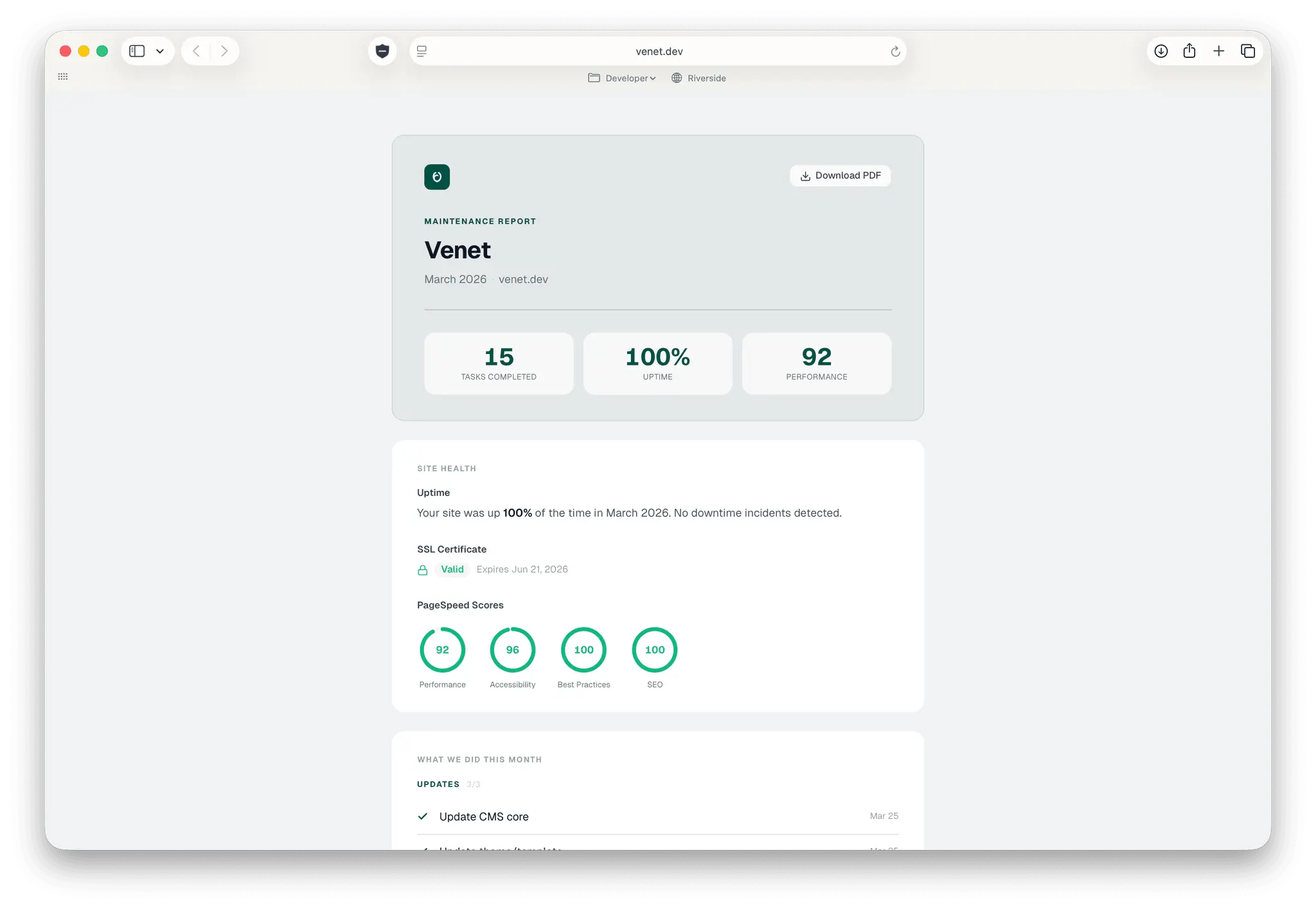 Screenshot 1 of Venet