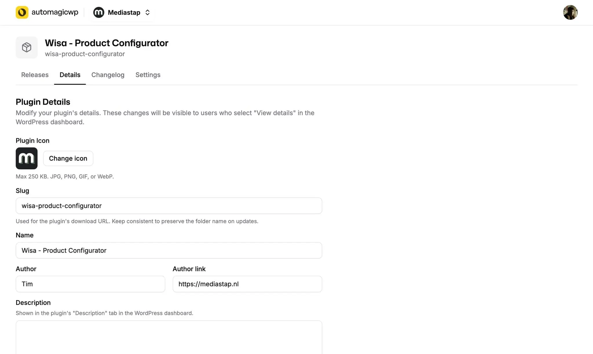 Screenshot 1 of AutomagicWP