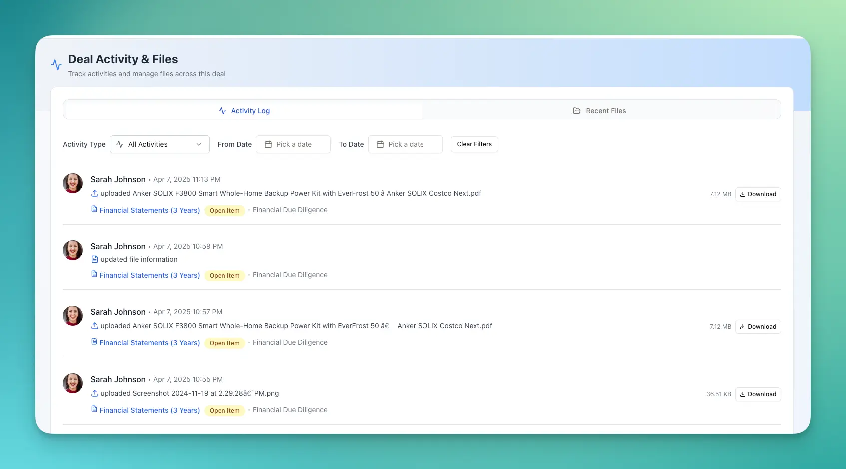 Screenshot 1 of Vetting Vault