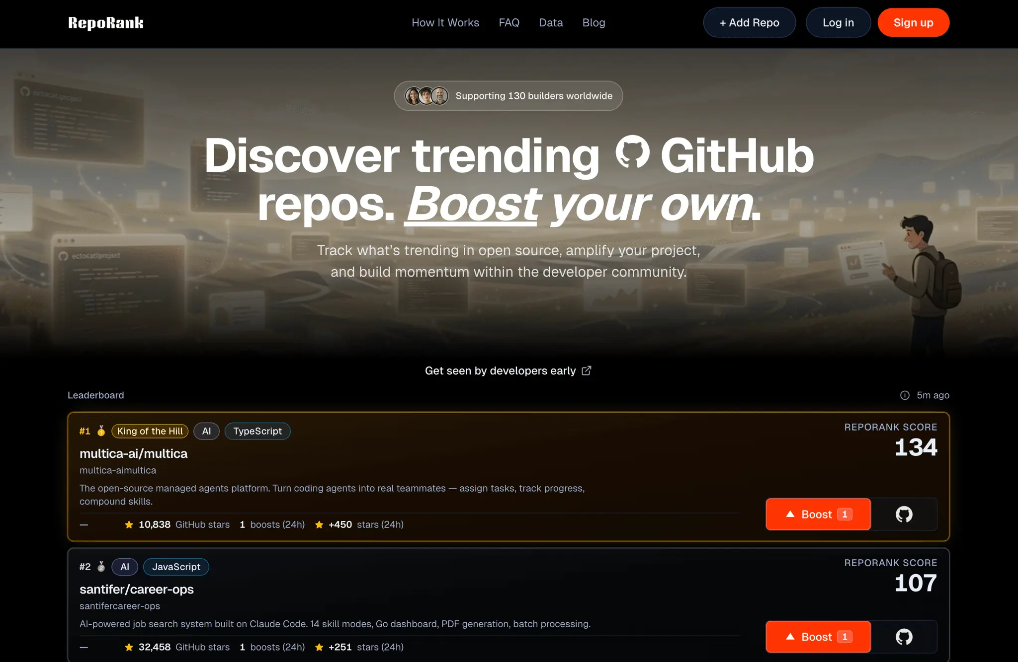 Screenshot 1 of RepoRank