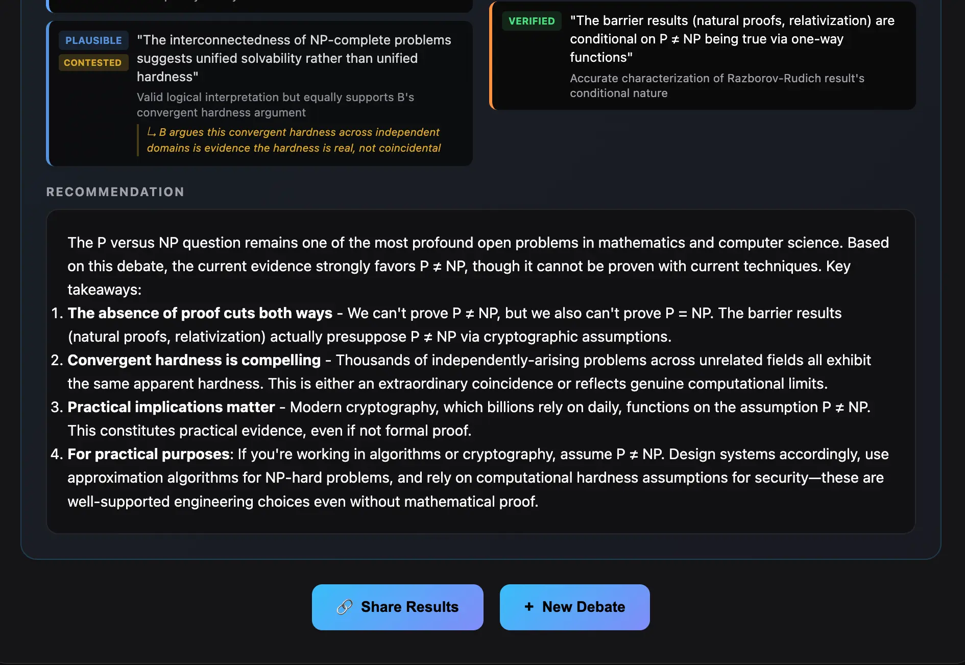 Screenshot 1 of Mindhalo Debates