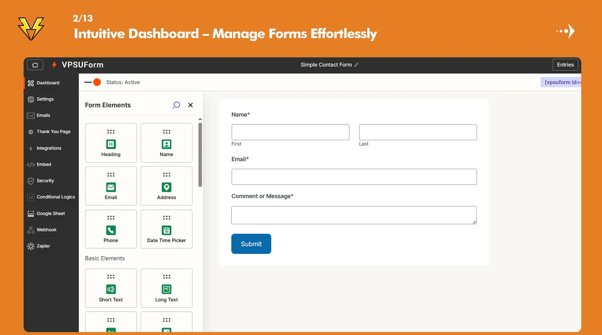 Screenshot 10 of VPSUForm