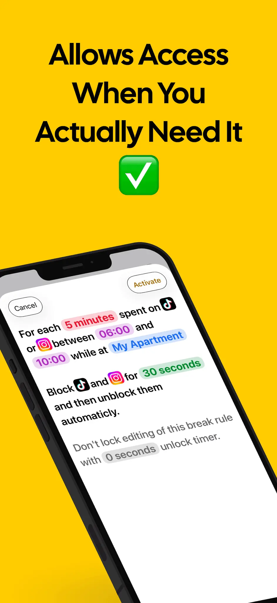 Screenshot 7 of ScrollBump - iOS Doomscroll Break App