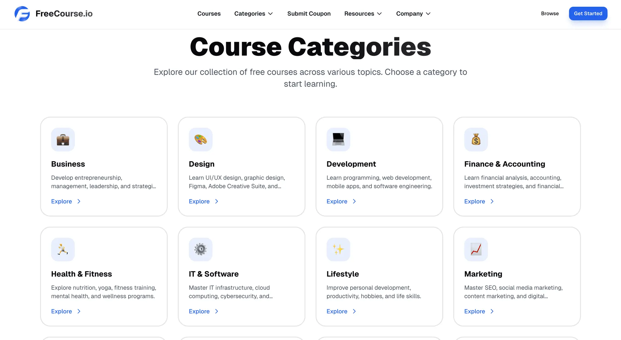 Screenshot 2 of FreeCourse.io