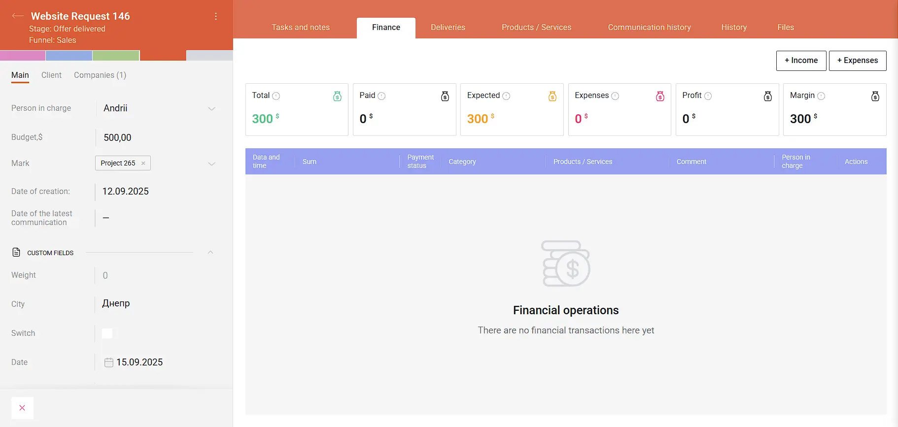 Screenshot 1 of SmartCRM by Binotel