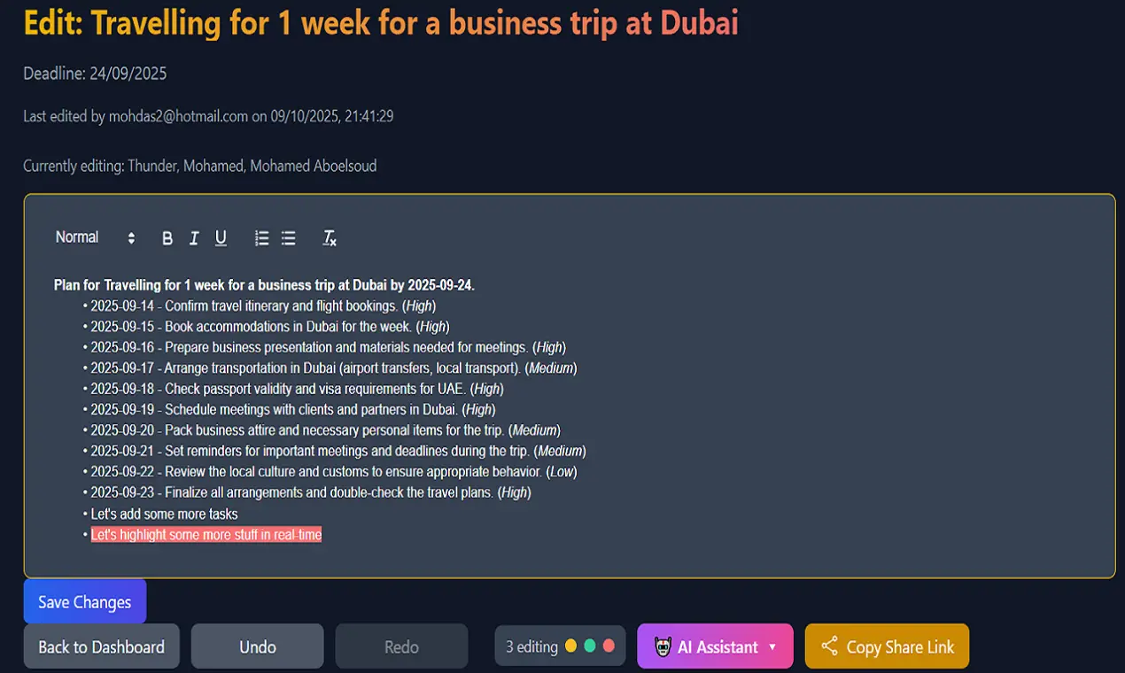 Screenshot 2 of Reverse My Plan