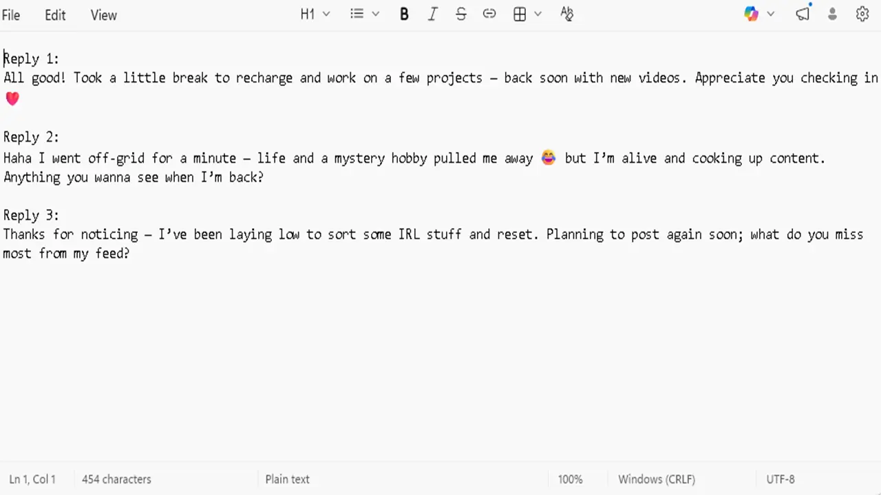 Screenshot 3 of AutoForge Reply Writer Pro