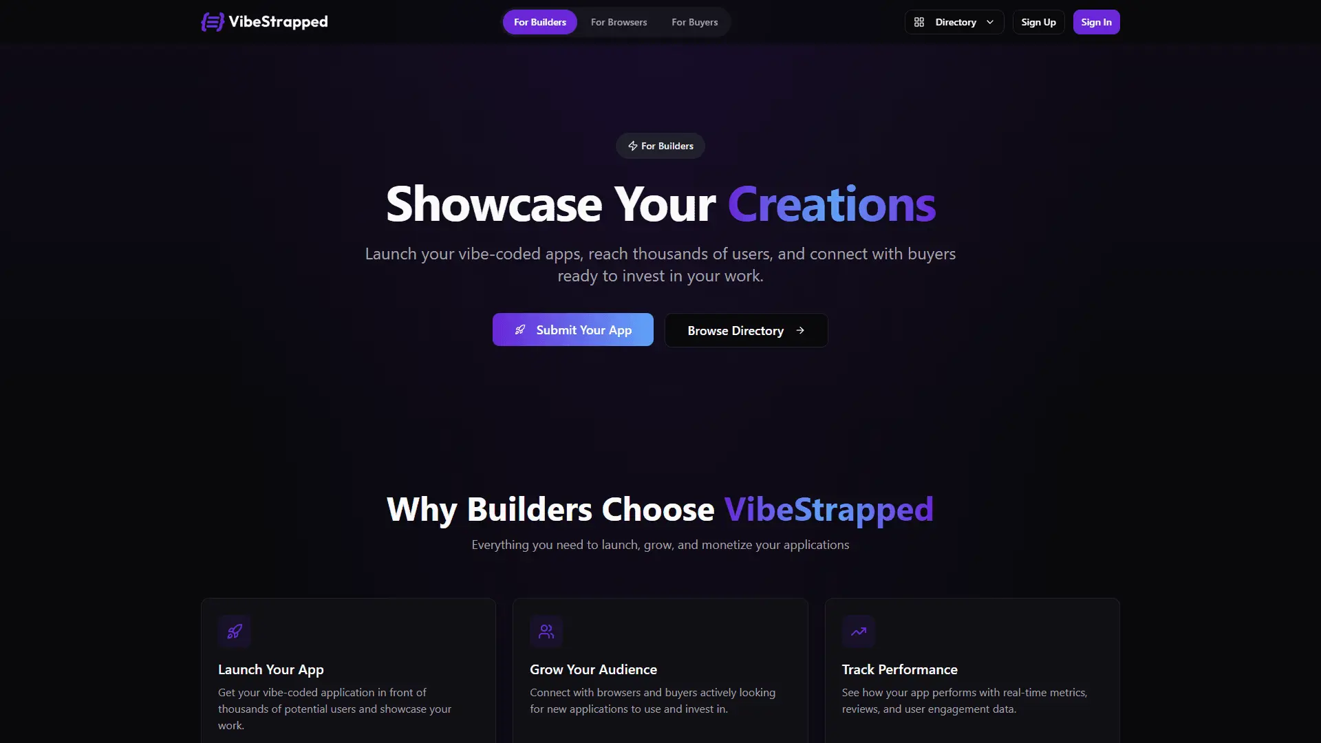 Screenshot 3 of Vibe Coded Apps | Buy, Sell Or Promote