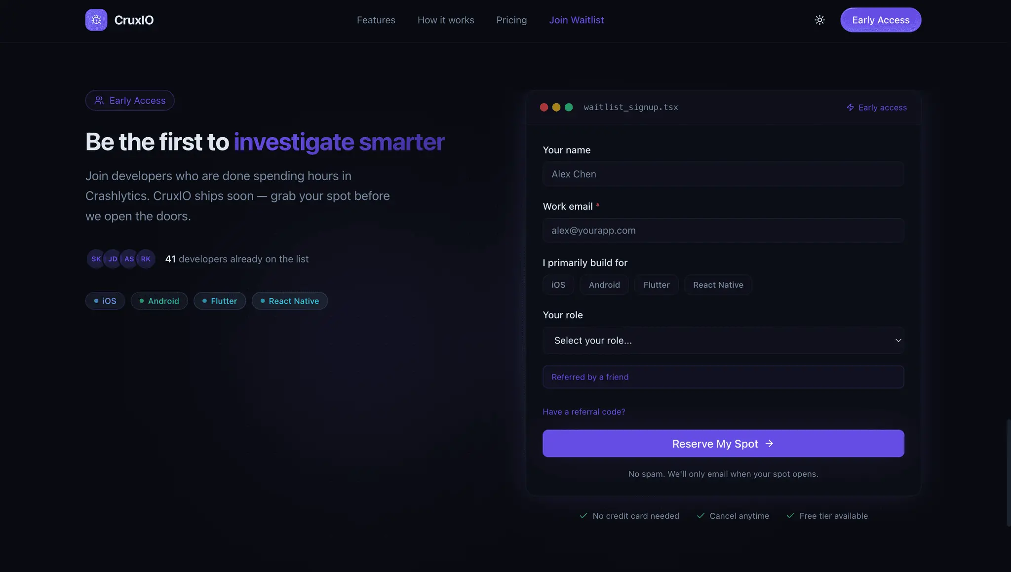 Screenshot 2 of CruxIO