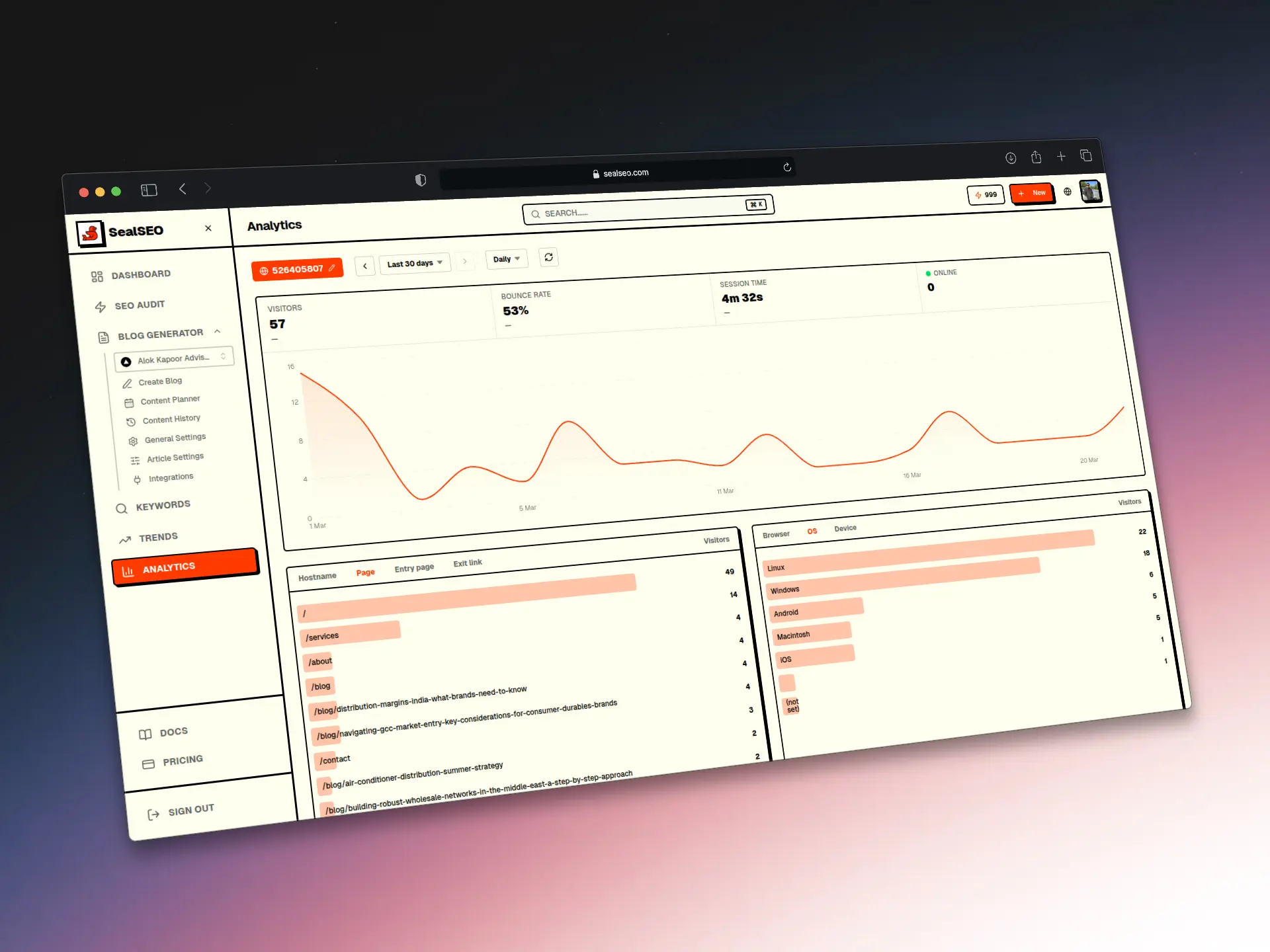 Screenshot 3 of SealSEO