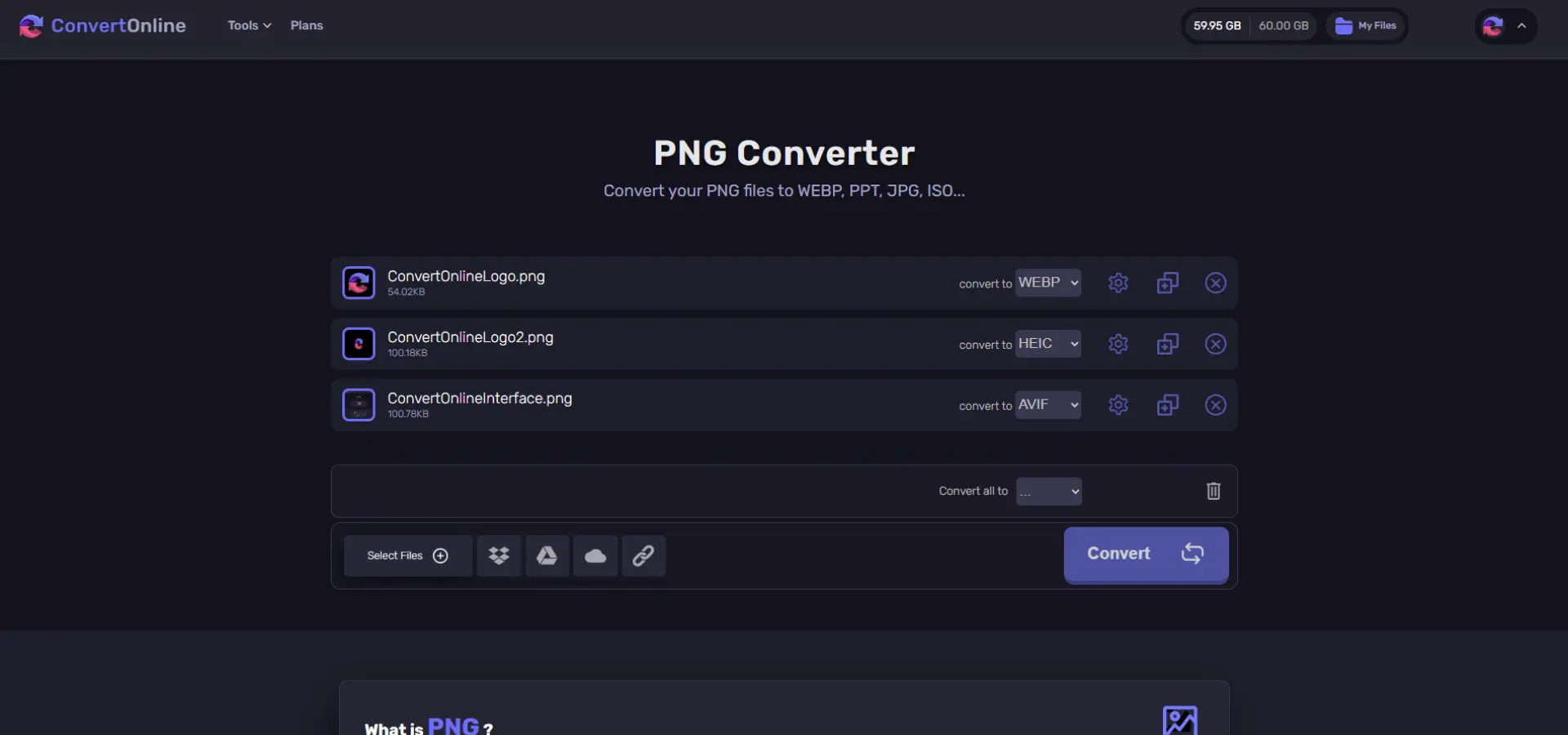Screenshot 4 of ConvertOnline