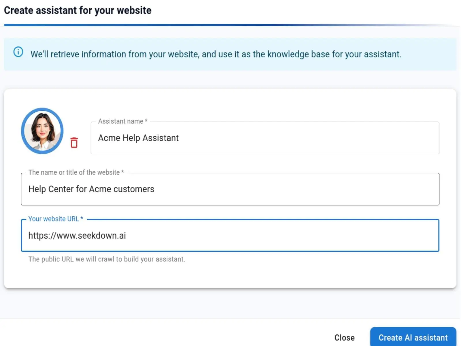 Screenshot 1 of Seekdown AI