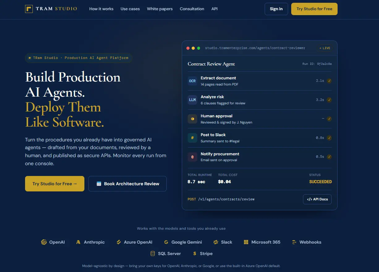 Screenshot 1 of TRam Studio