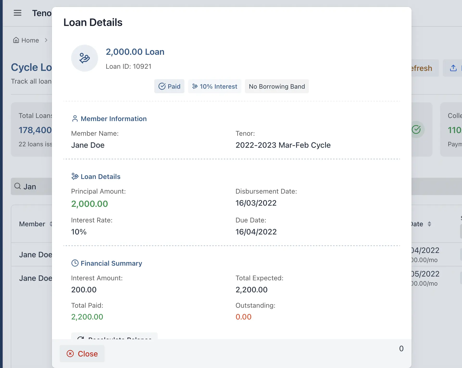 Screenshot 4 of ViB | Village Banking System
