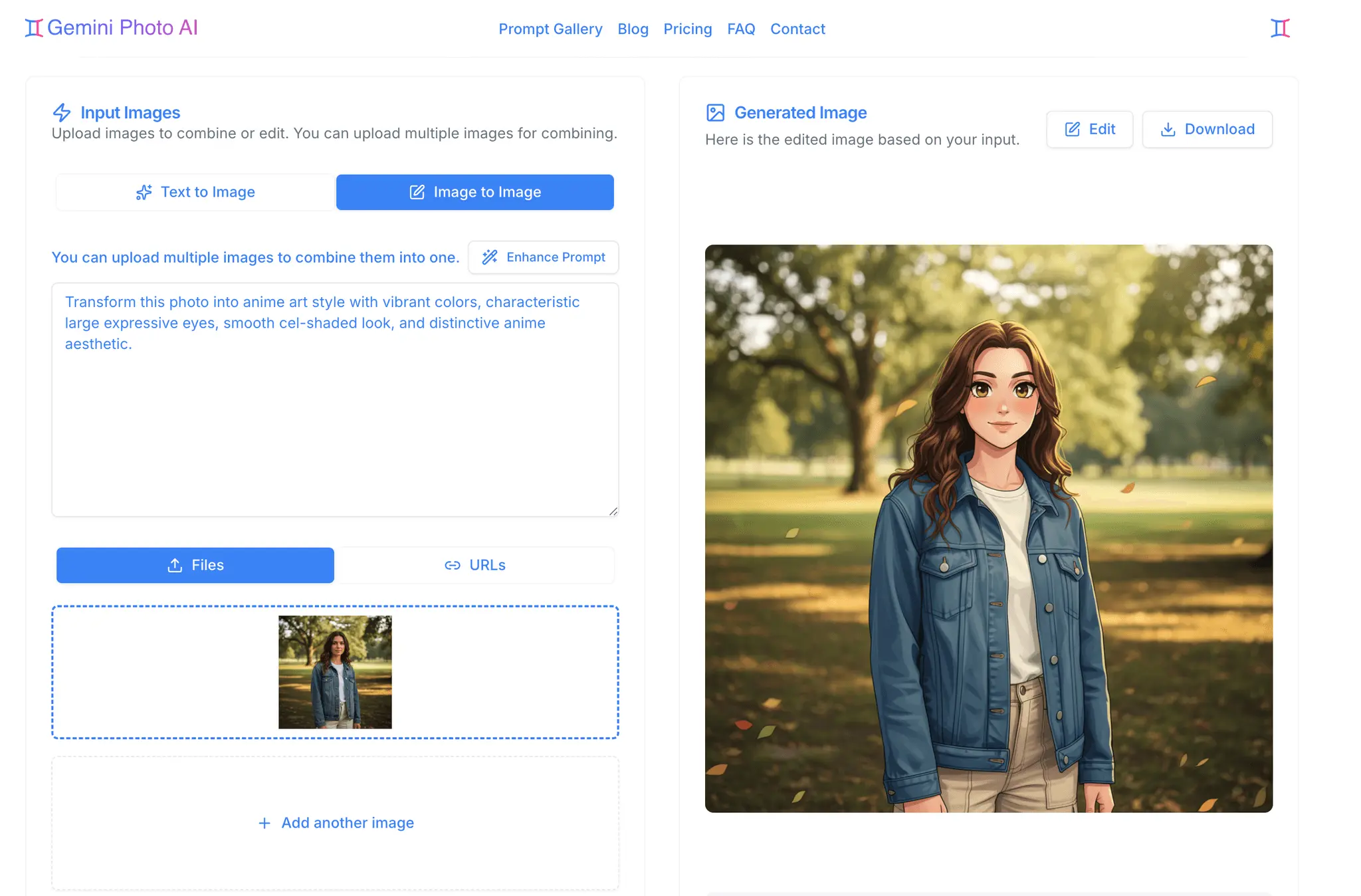 Screenshot 1 of Gemini Photo - AI Nano Banana Pro