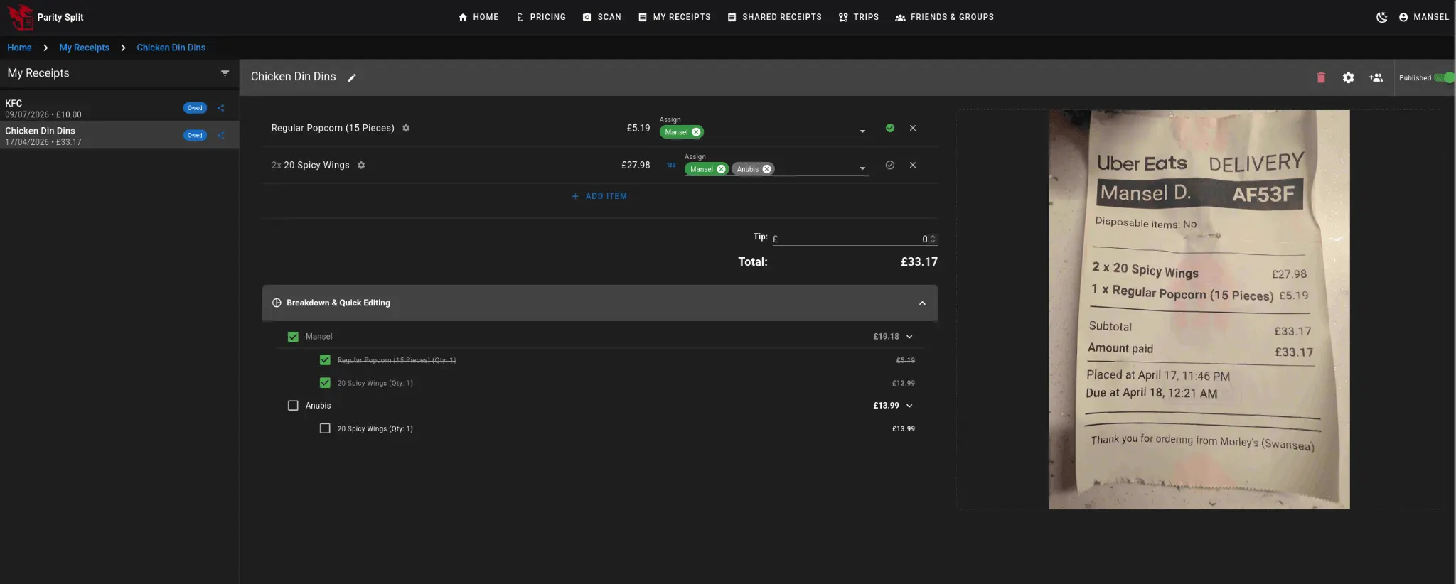 Screenshot 4 of Parity Split