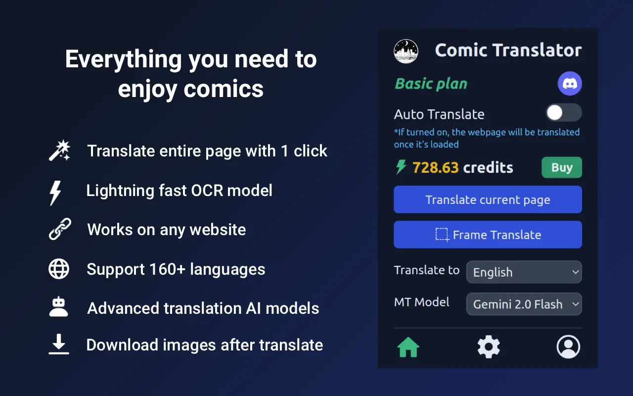 Screenshot 1 of Comic Translator