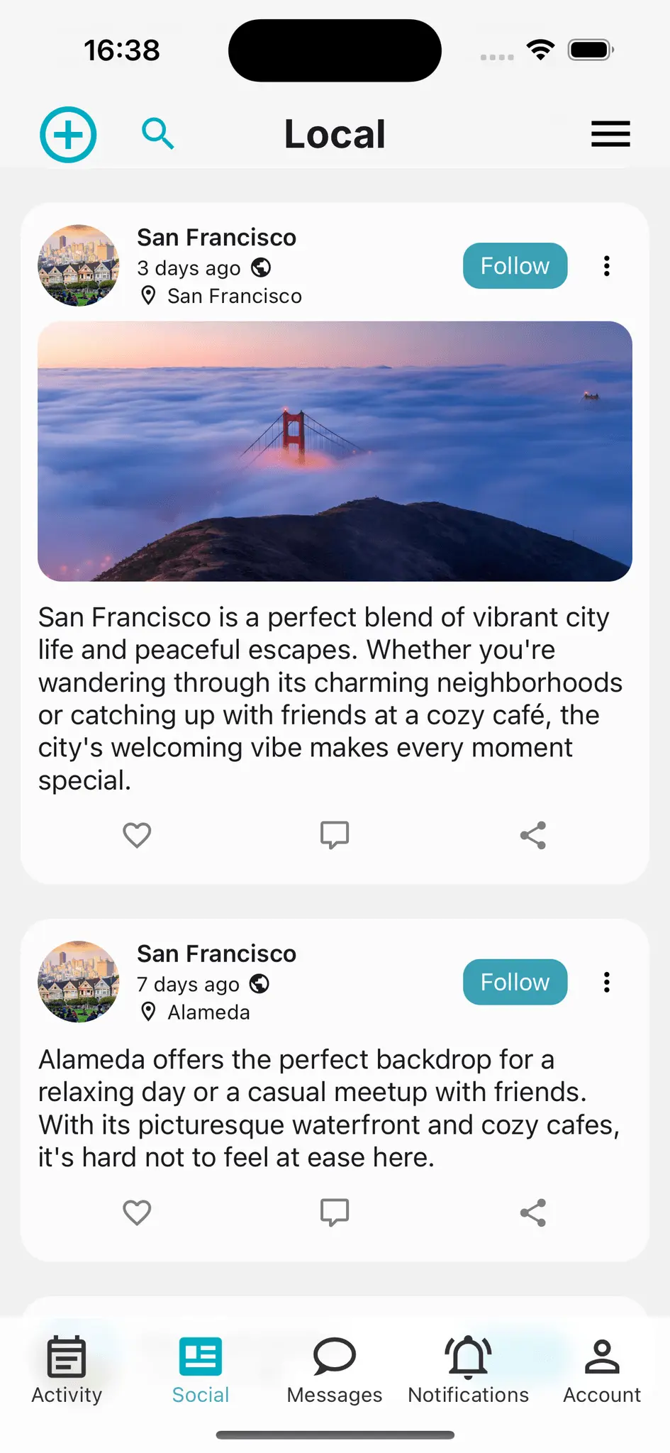 Screenshot 3 of Khora social community
