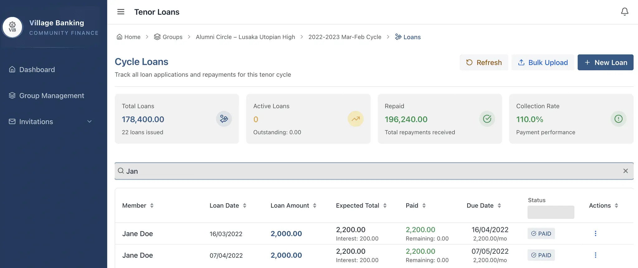 Screenshot 3 of ViB | Village Banking System
