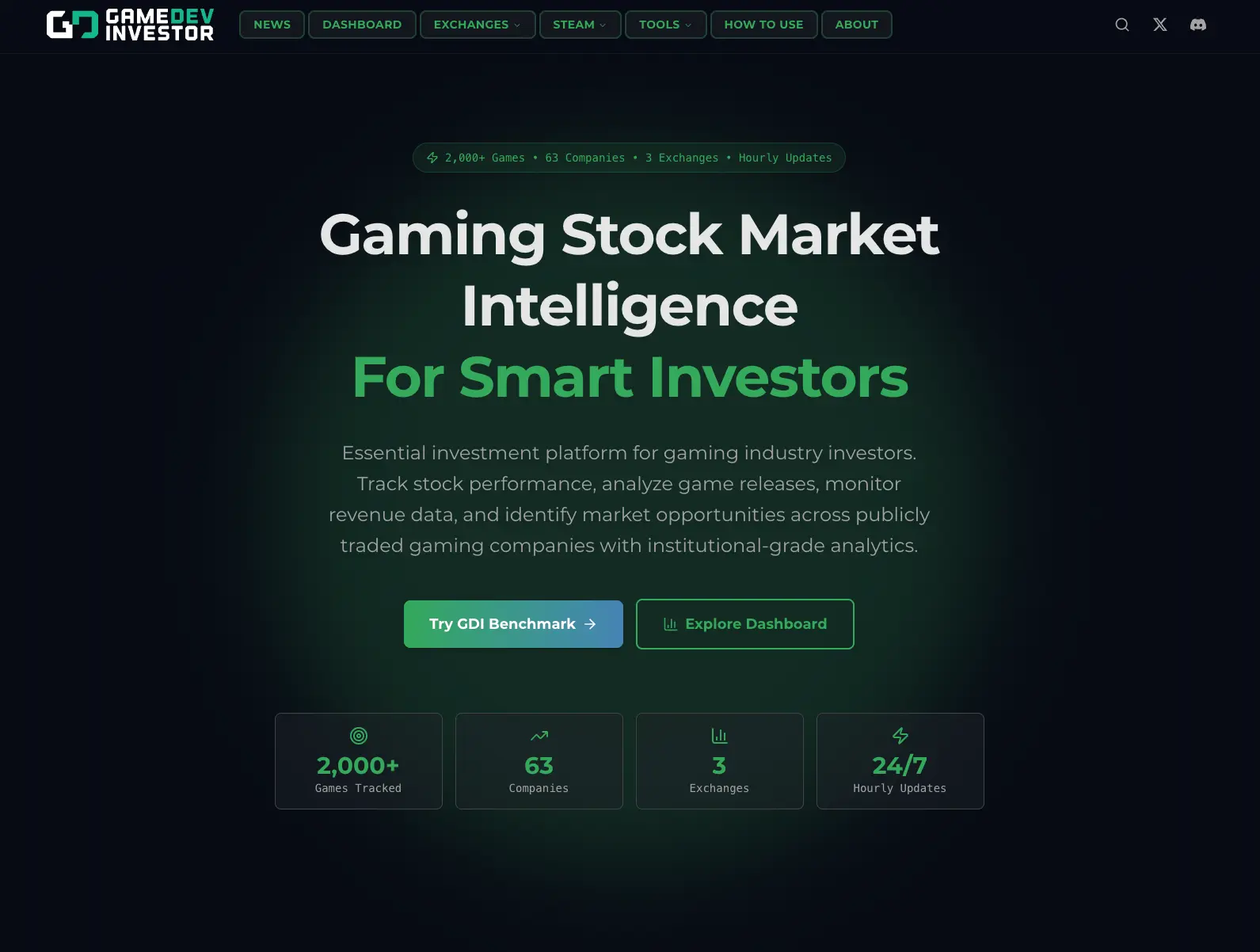 Screenshot 1 of GameDev Investor — Gaming Stock Market
