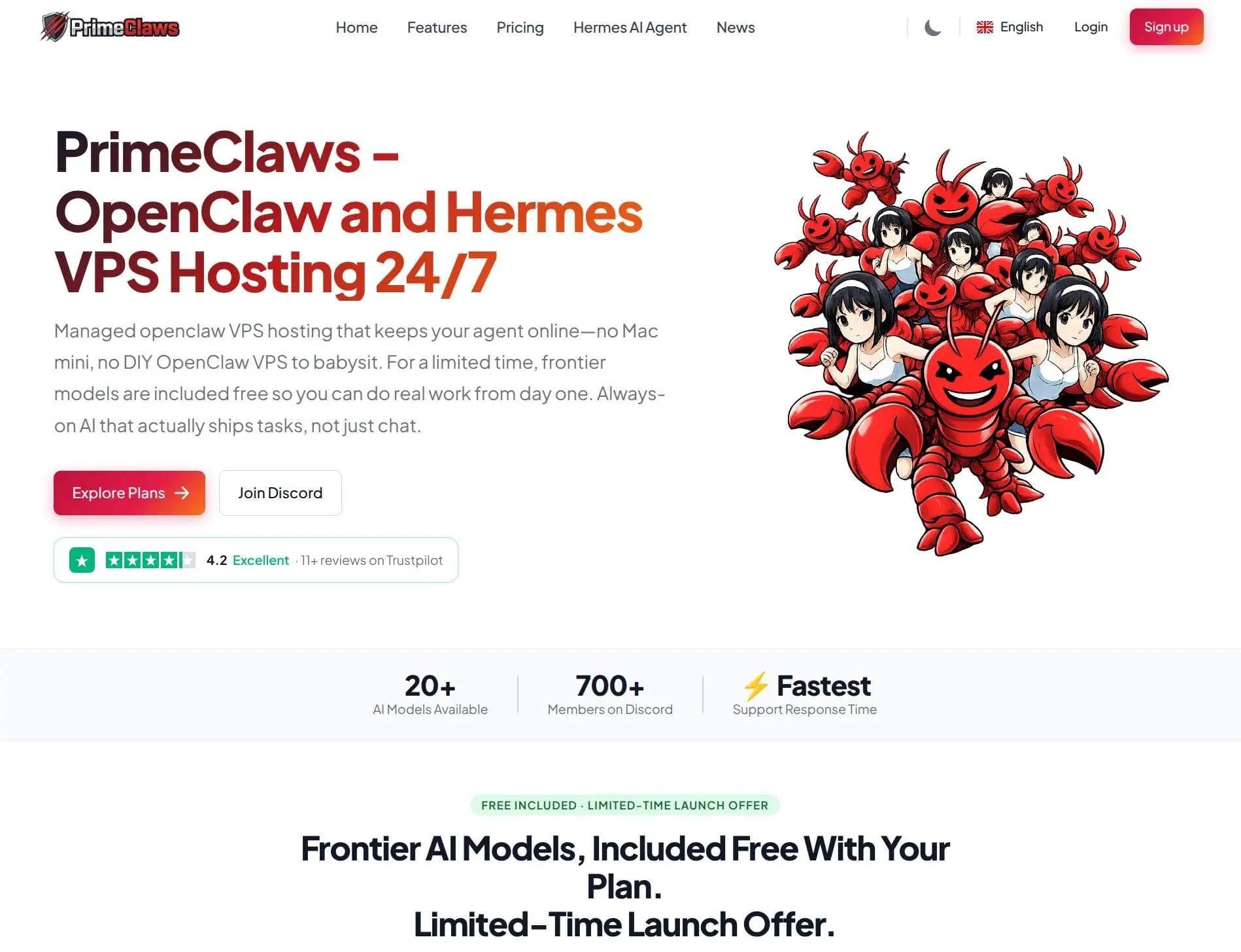 Screenshot 1 of PrimeClaws VPS