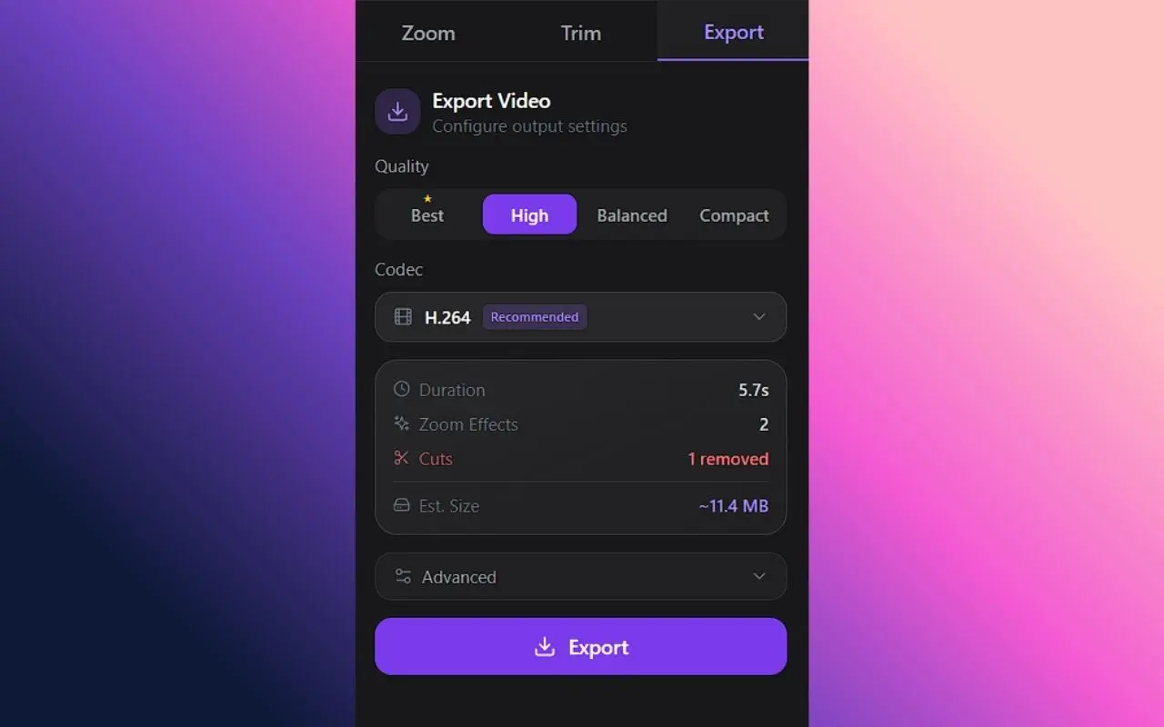 Screenshot 5 of Visura - Screen Recorder and editor