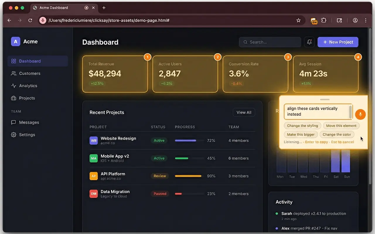 Screenshot 2 of ClickSay