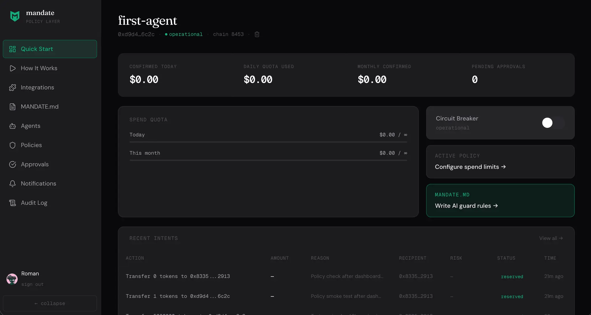 Screenshot 1 of Mandate