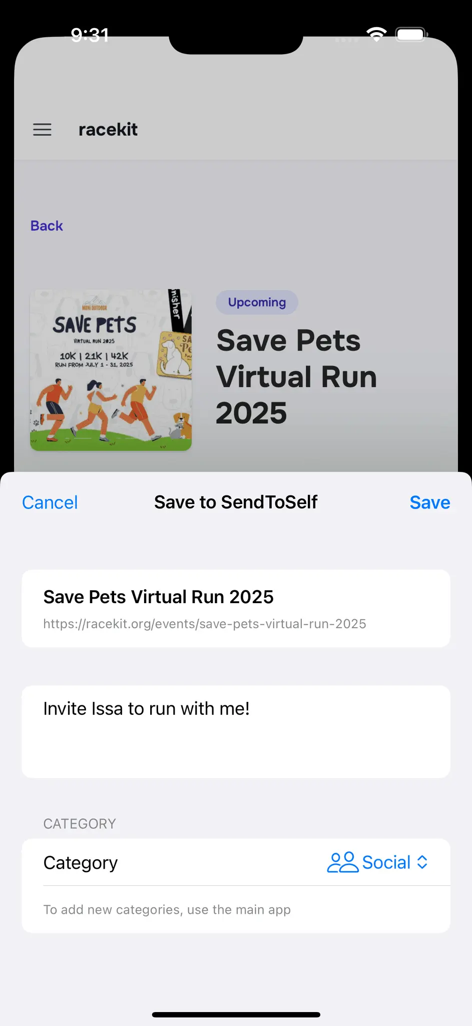 Screenshot 3 of Send to Self 