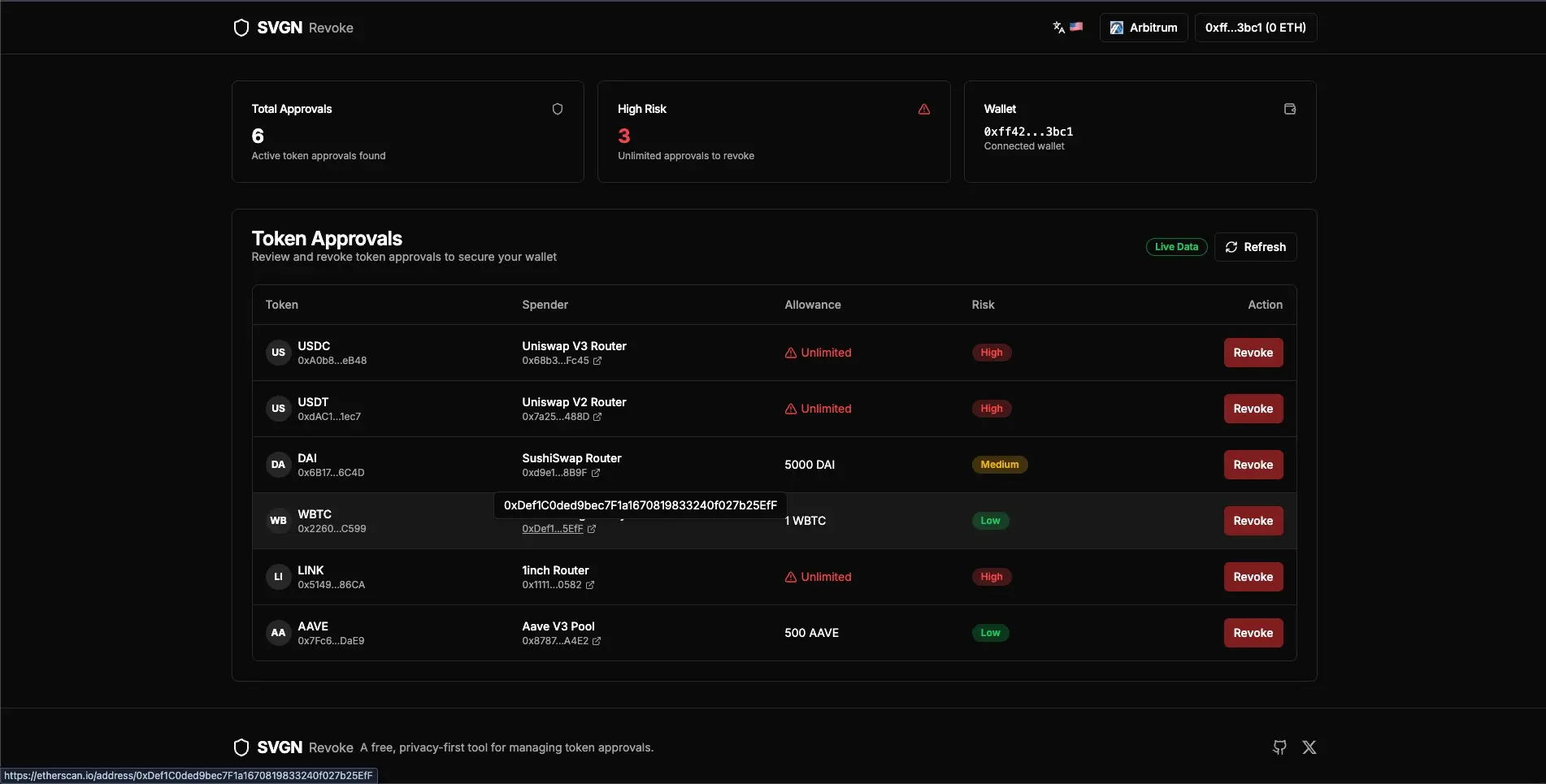 Screenshot 3 of Sovereign Revoke