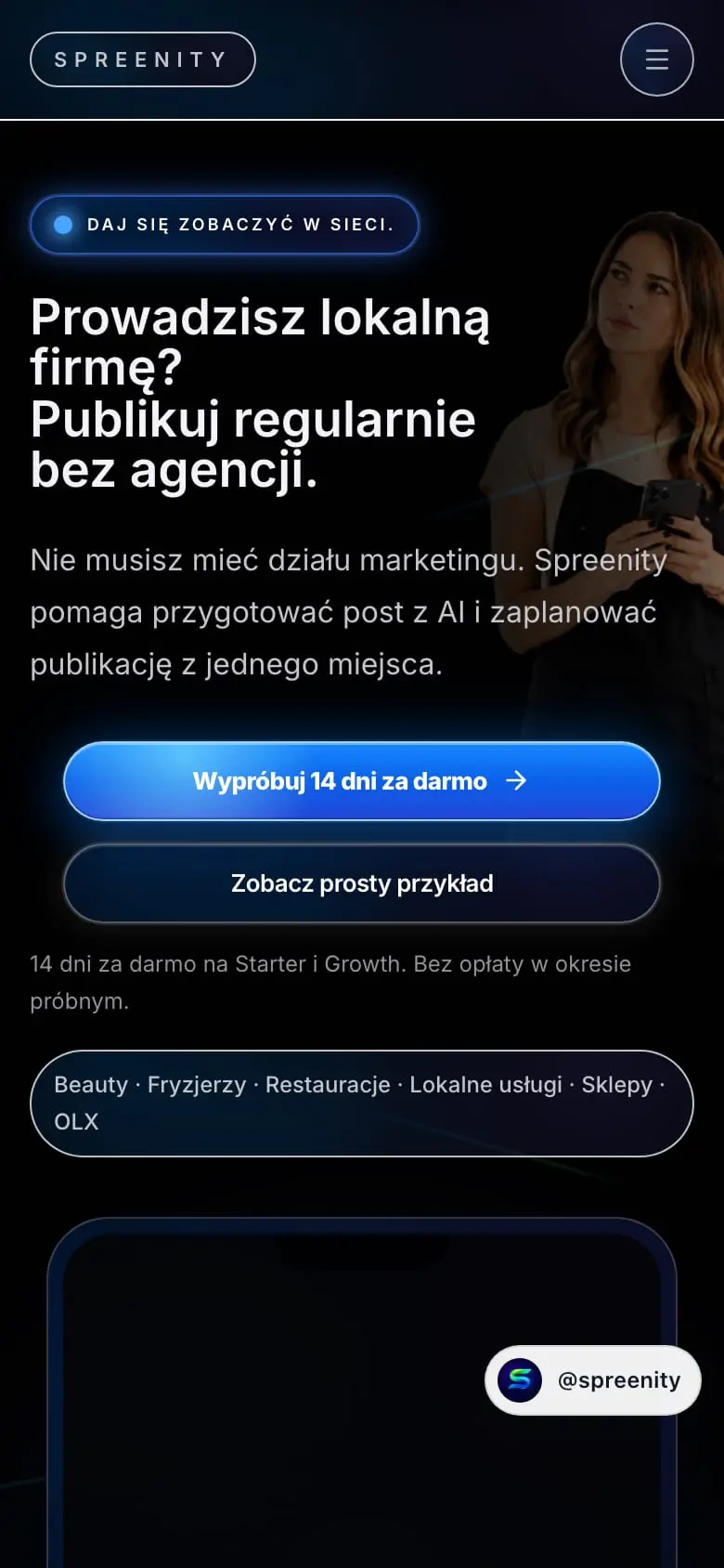 Screenshot 1 of Spreenity