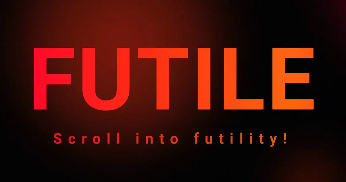 Screenshot 1 of FUTILE.ch