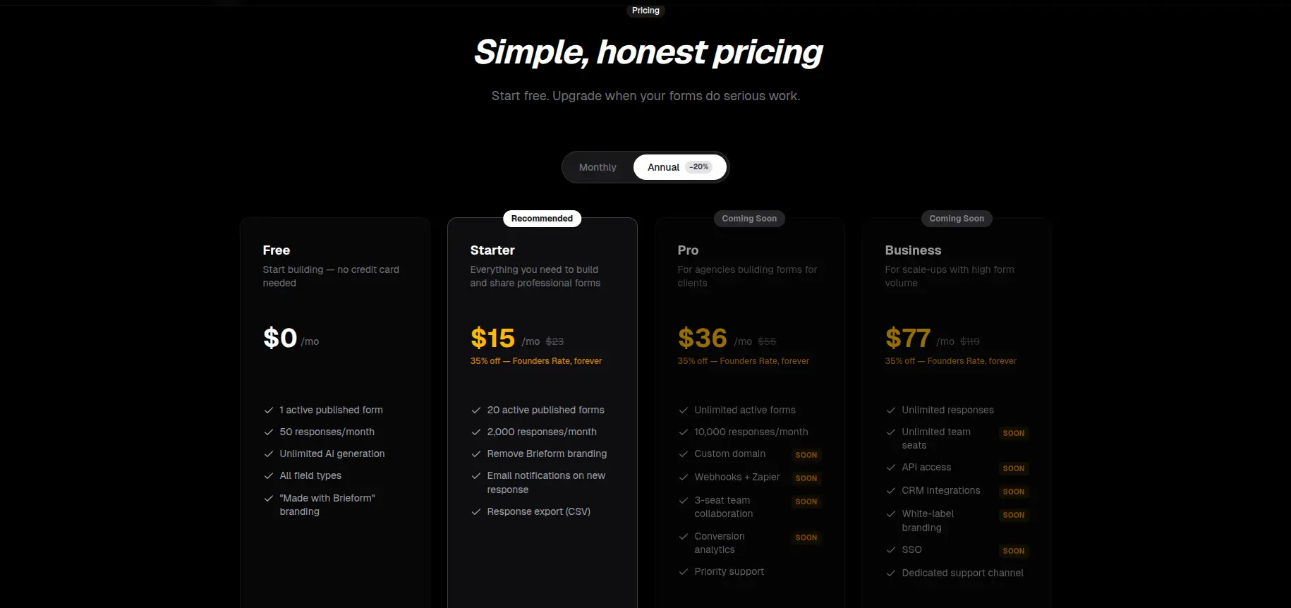 Screenshot 2 of Brieform