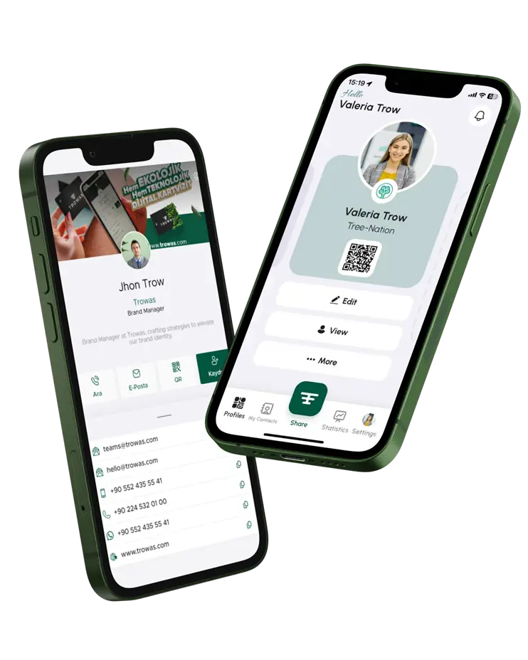 Screenshot 1 of Digital Business Card | Trowas