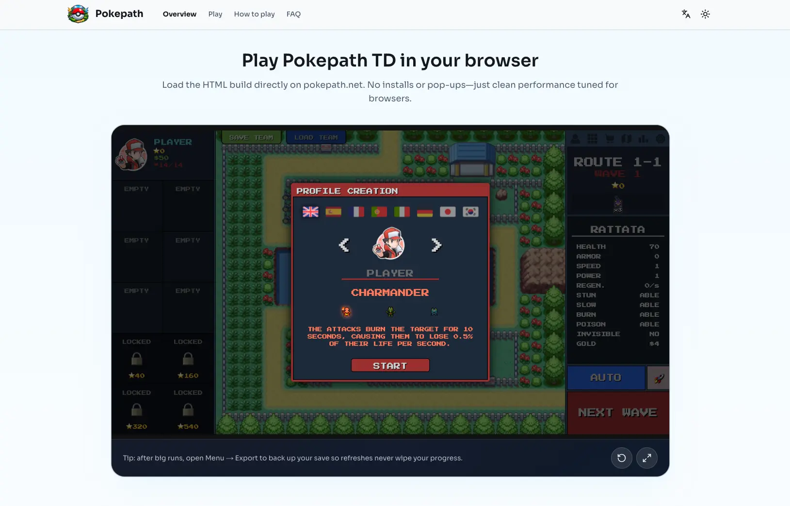 Screenshot 2 of PokePath TD
