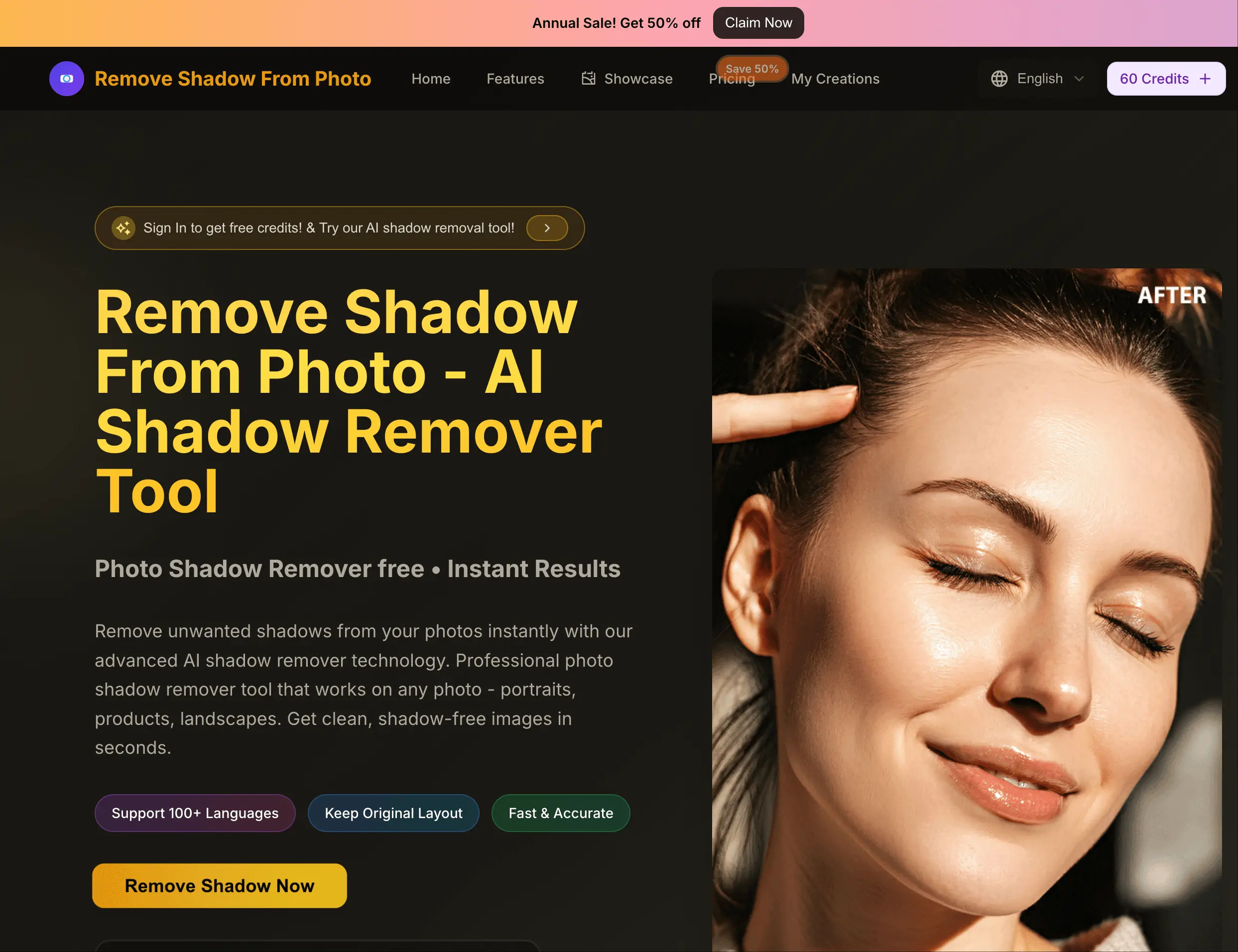 Screenshot 1 of Remove Shadow From Photo 