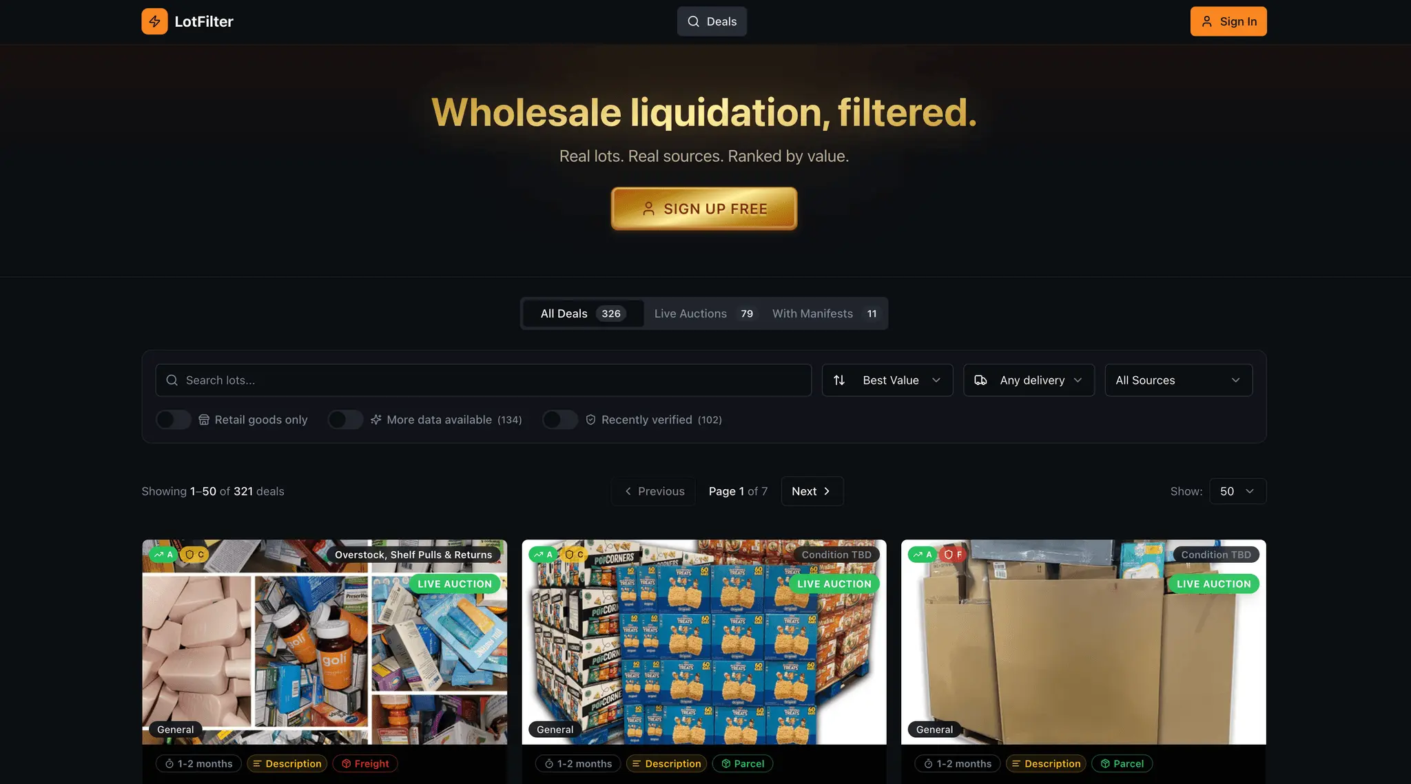 Screenshot 1 of LotFilter