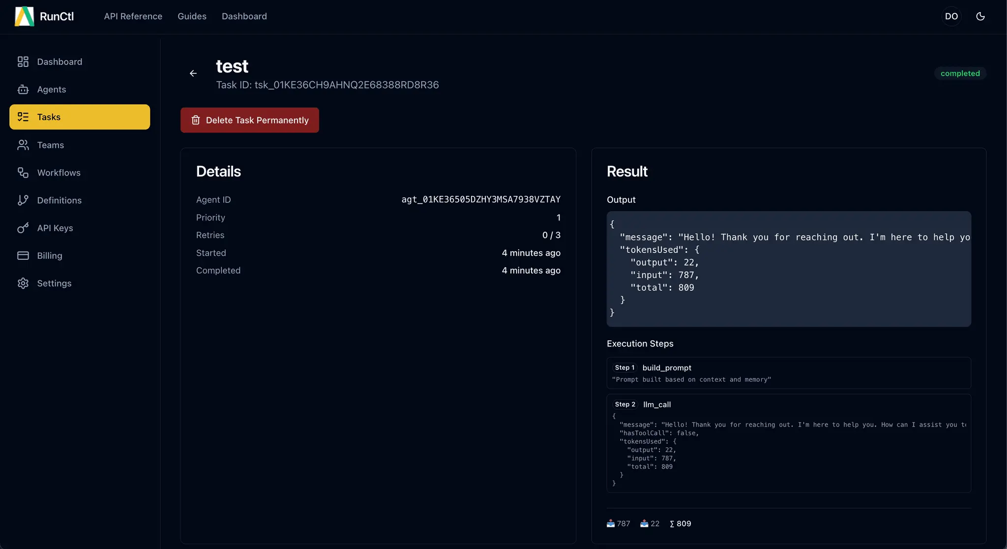 Screenshot 1 of runctl