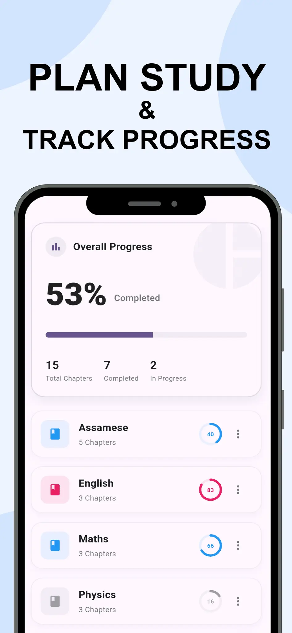 Screenshot 1 of Exam Countdown & Study Planner