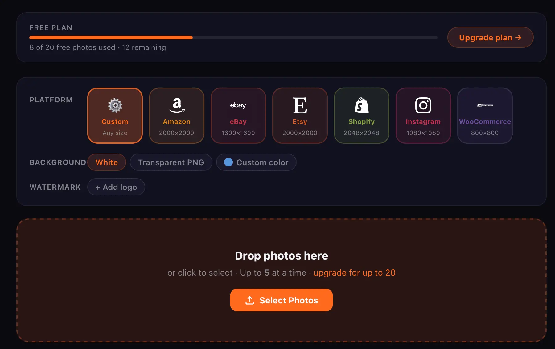Screenshot 1 of BatchCut Web