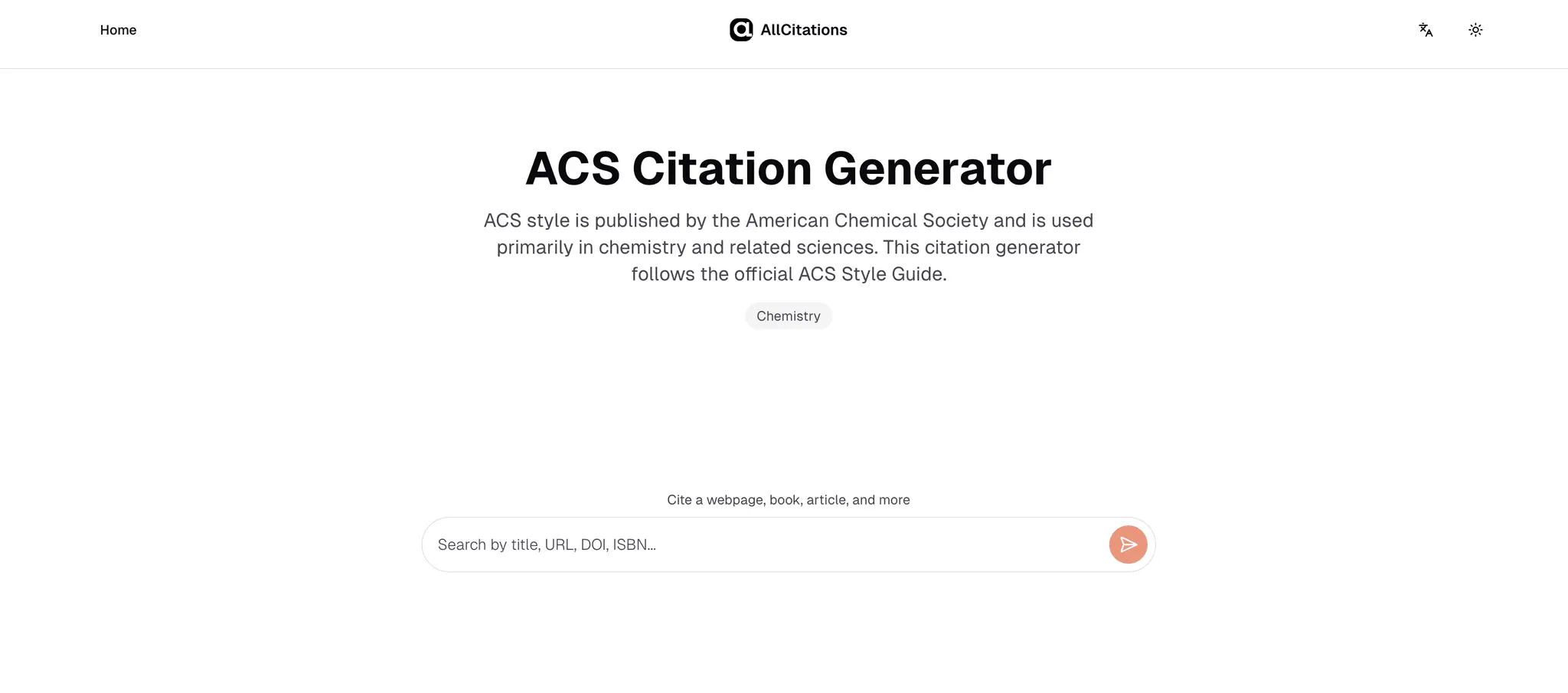 Screenshot 3 of AllCitations Free Citation Generator