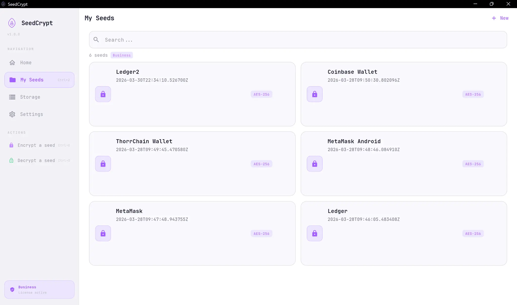 Screenshot 4 of SeedCrypt