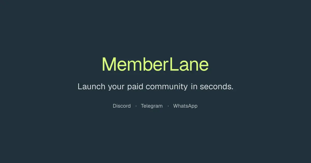 Screenshot 1 of MemberLane