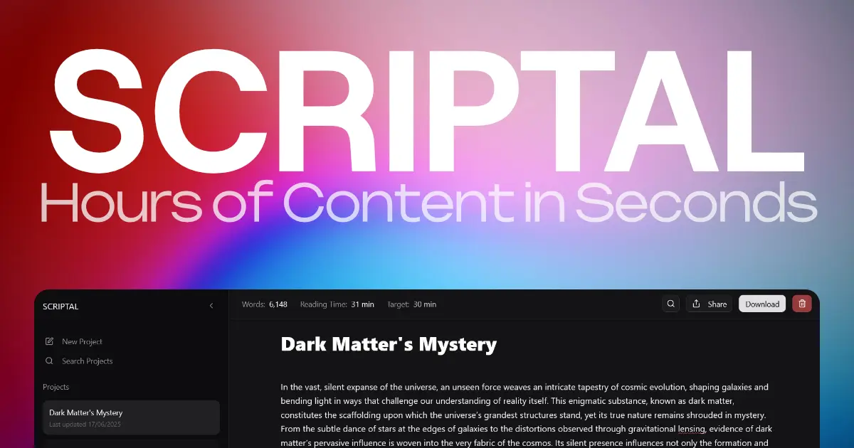 Screenshot 1 of Scriptal