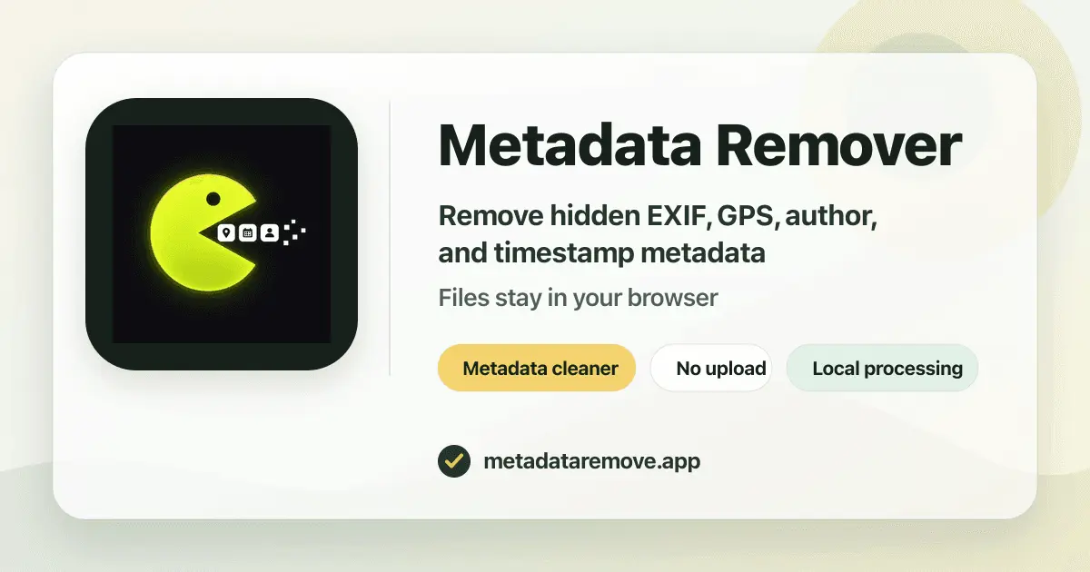Screenshot 1 of Metadata Remover