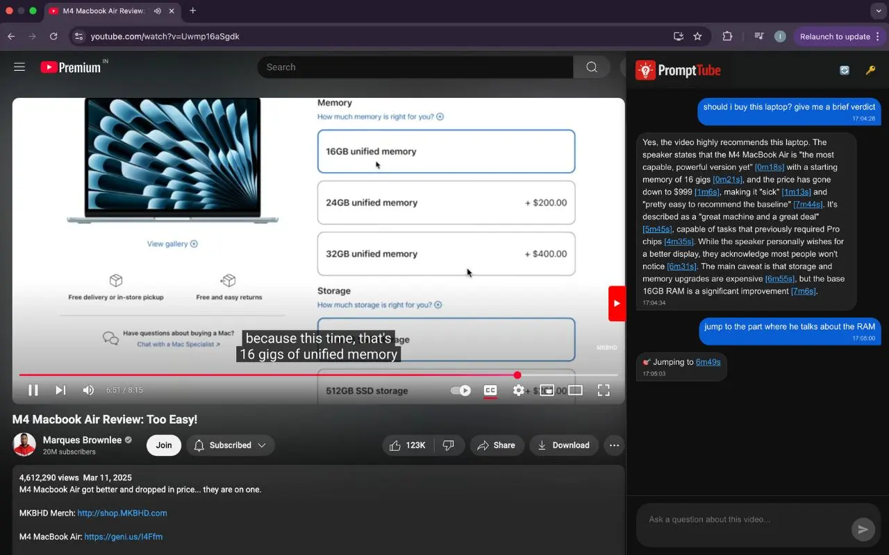 Screenshot 3 of PromptTube