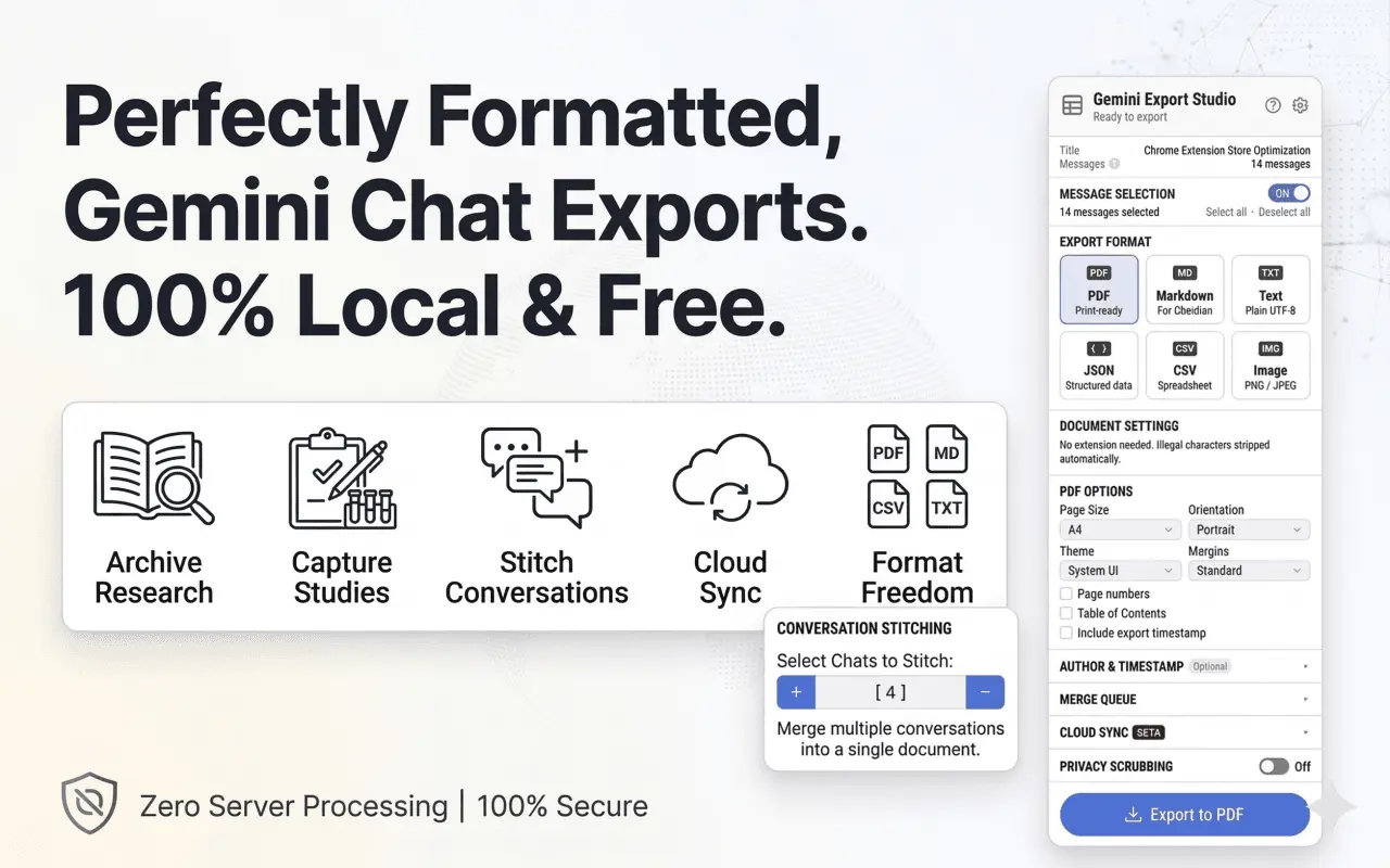 Screenshot 7 of Gemini Export Studio